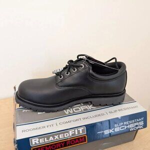 Skechers for Work Men's 10.5 Cottonwood Elks 77041 Slip Resistant Shoe